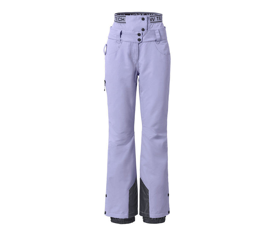 Pantalon de ski et de snowboard lilas.