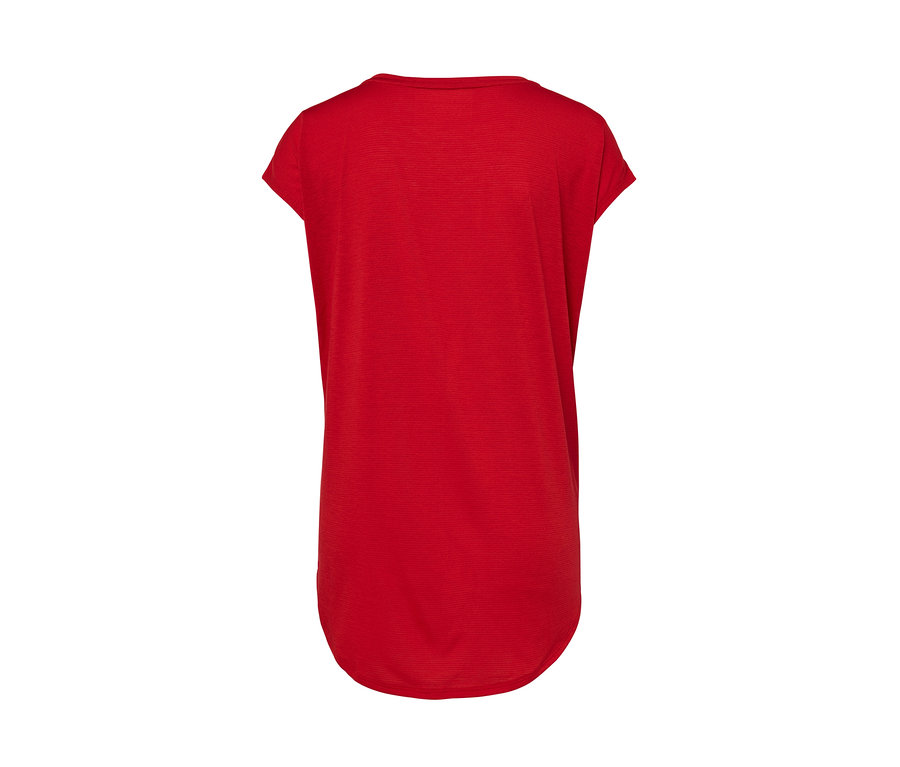 T-shirt de sport rouge.