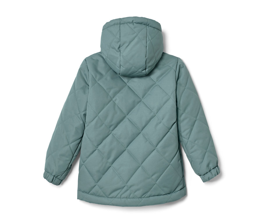 Arrière d'une veste matelassée pour tout-petit.