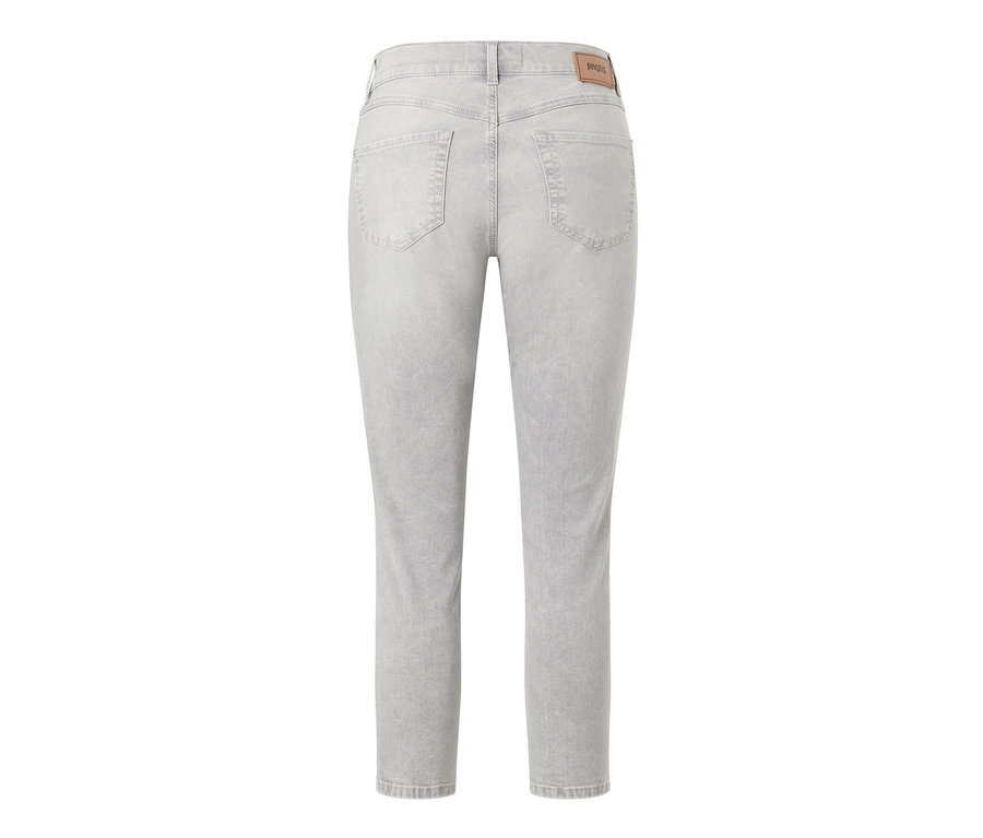 Jean Angels «	Ornella Seam	» Slim Fit 7/8 gris clair.