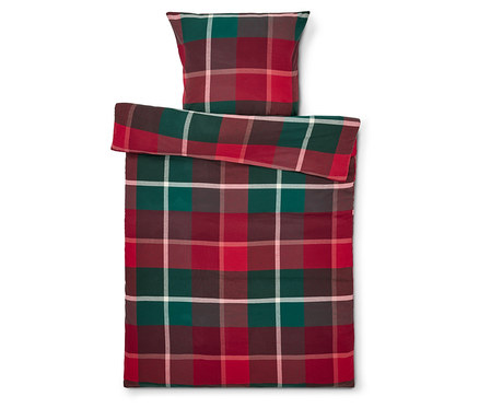 Parure de lit en flanelle, carreaux multicolores, taille standard