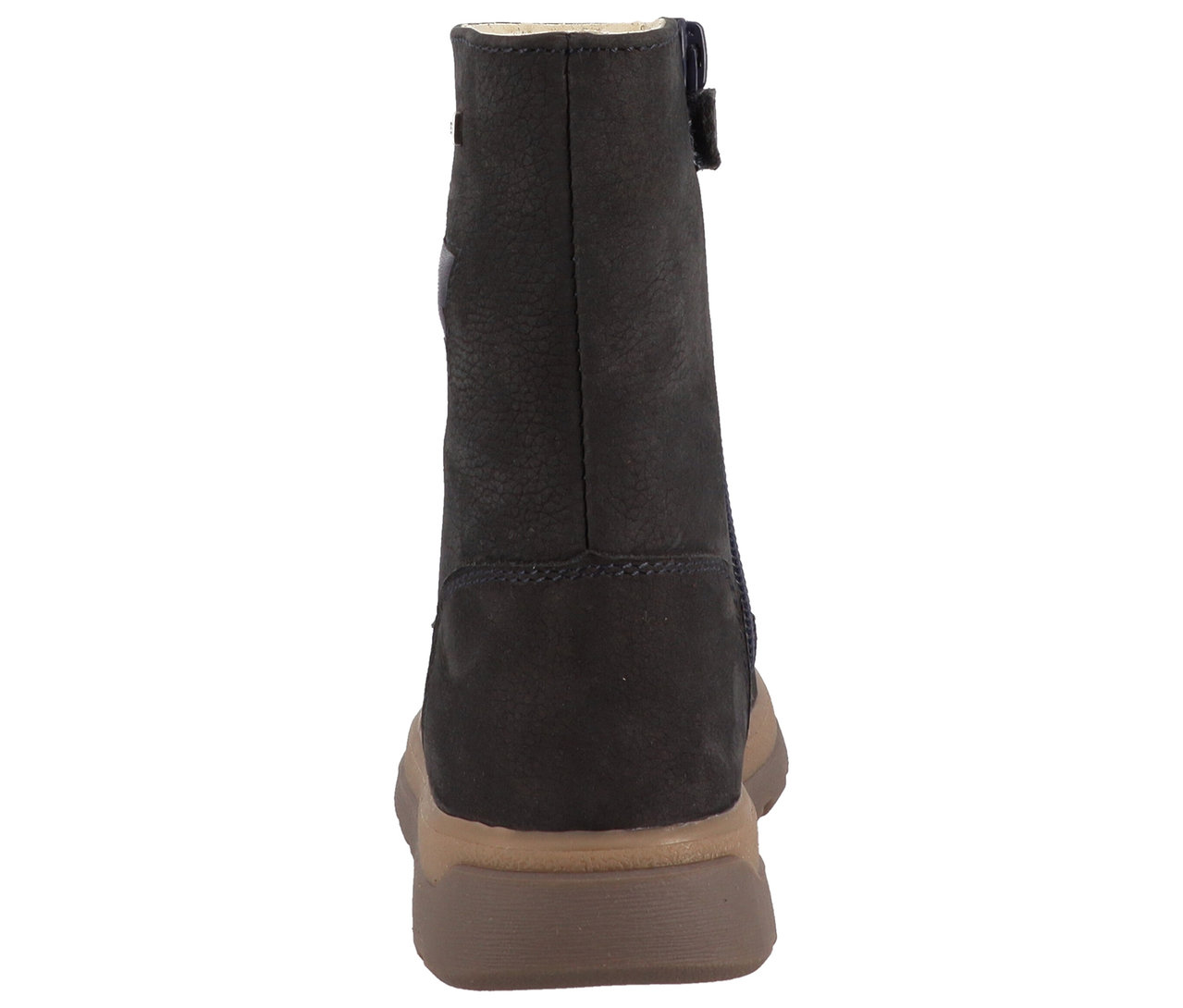 Vue arrière des bottes bleu marine LURCHI «
Romisha-TEX
».