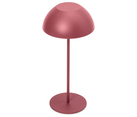 Lampe de table à LED sans fil, rouge