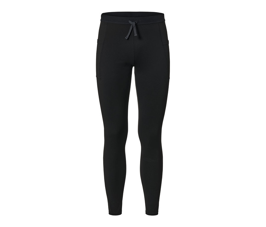 Legging de course à pied haute performance noir.
