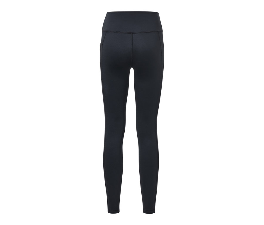 Legging thermique noir vu de dos.