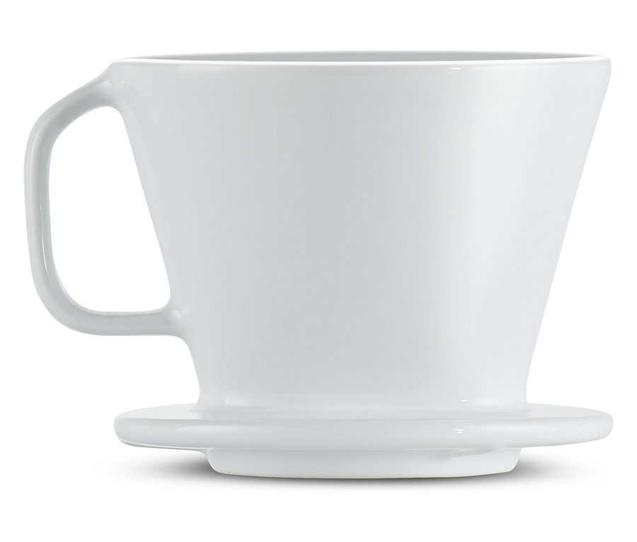 Filtre à café manuel, taille 101, blanc