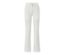 Jean bootcut blanc crème, coupe « Lou ».