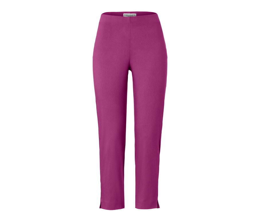Pantalon stretch 7/8 violet.
