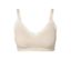 Détail d'une brassière seamless crème.