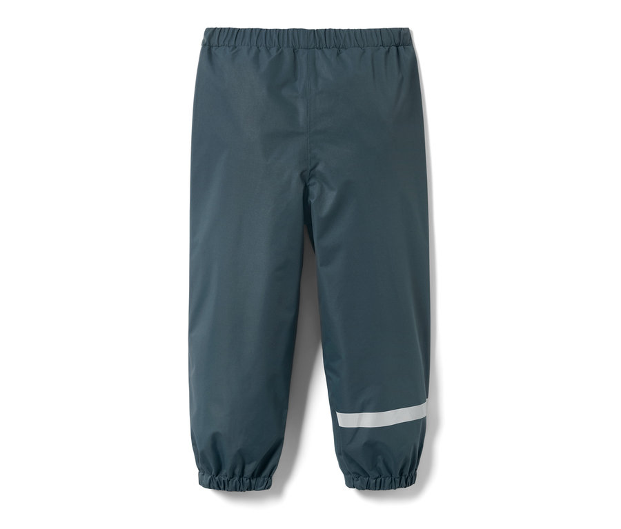 Un pantalon imperméable bleu pour tout-petit.