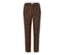 Un pantalon chino en lin marron.