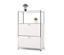 Commode en métal blanche « CN3 » à 2 abattants.