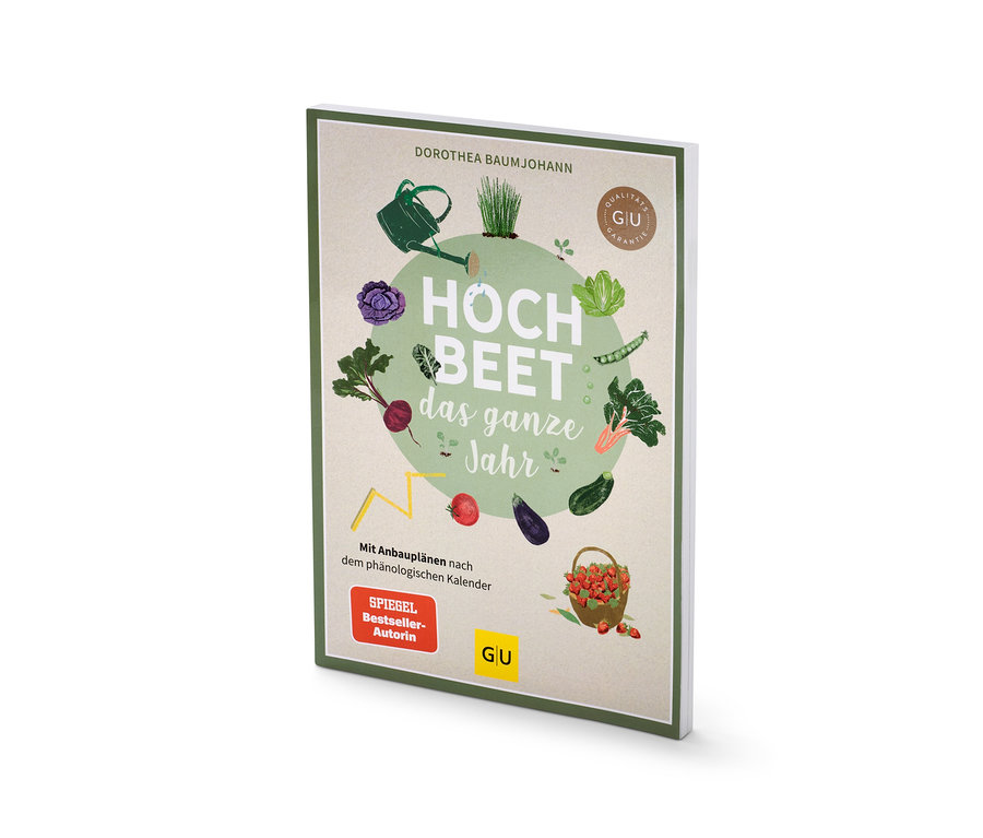 Livre « Parterre surélevé toute l’année » sur fond blanc.