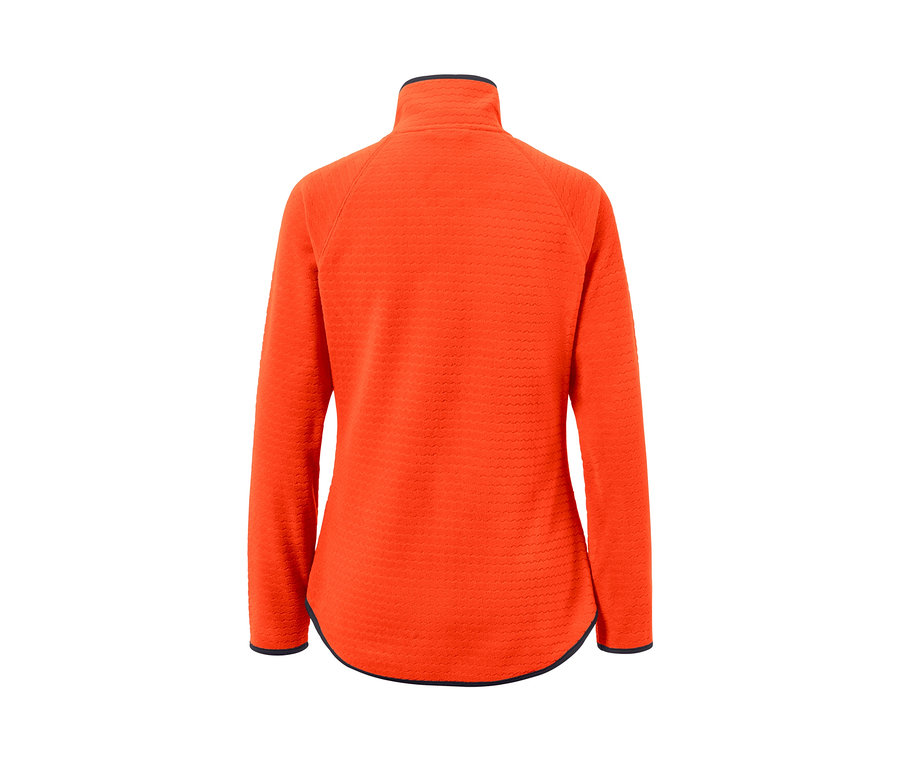 Vue arrière d'une jaquette en polaire.