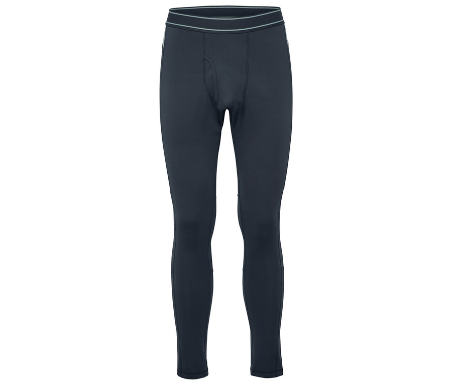 Un legging thermique noir avec une taille élastique.