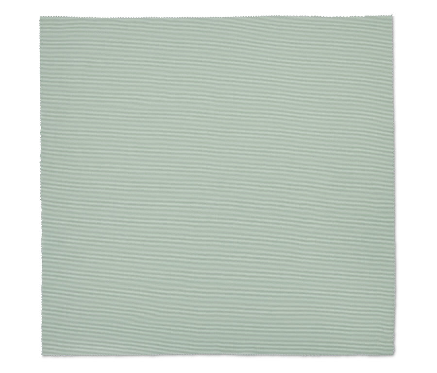 Tissu vert clair d'un ensemble de tissus 5 pièces avec une texture de lignes horizontales.