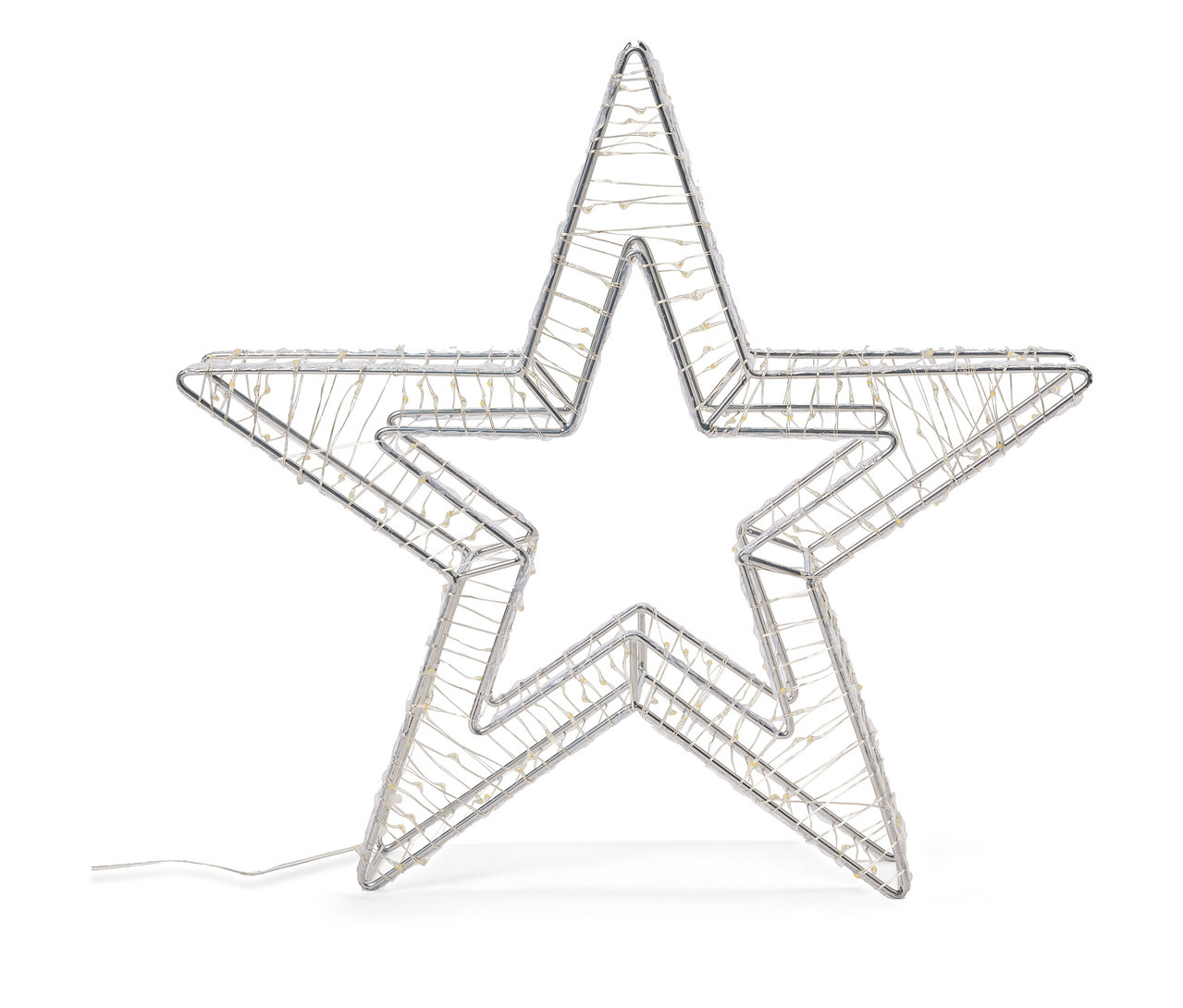 Une grande étoile LED 3D pour l'extérieur.