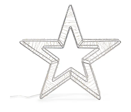 Une grande étoile LED 3D pour l'extérieur.