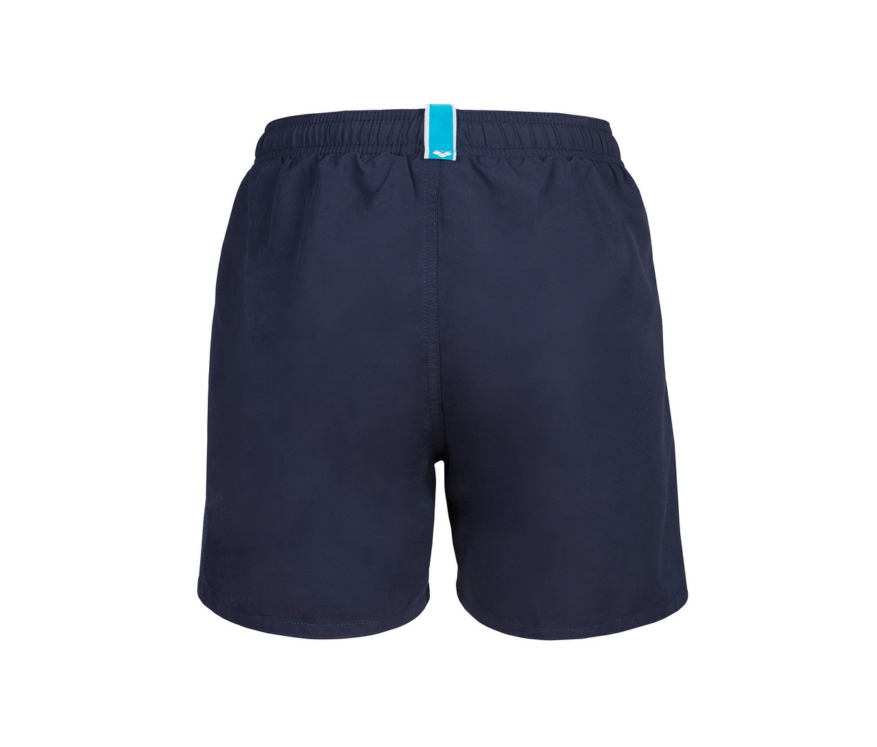 Détail du boxer de plage arena Solid R pour enfant, bleu marine, vu de dos.