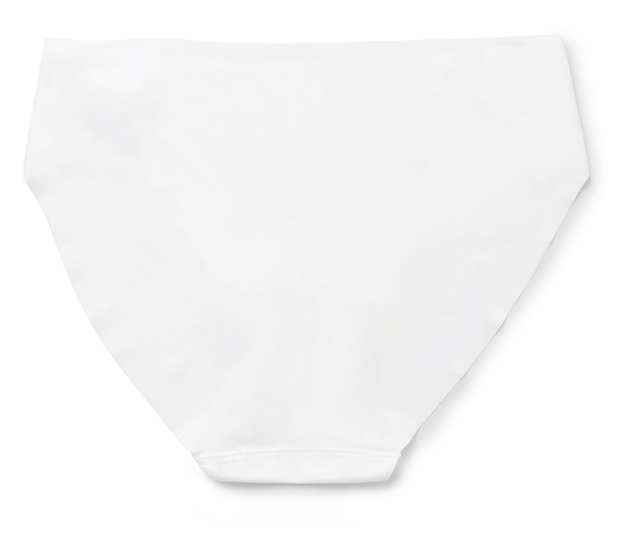 Culotte blanche pour femmes sur fond blanc.