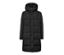Manteau matelassé à capuche, noir - Noir