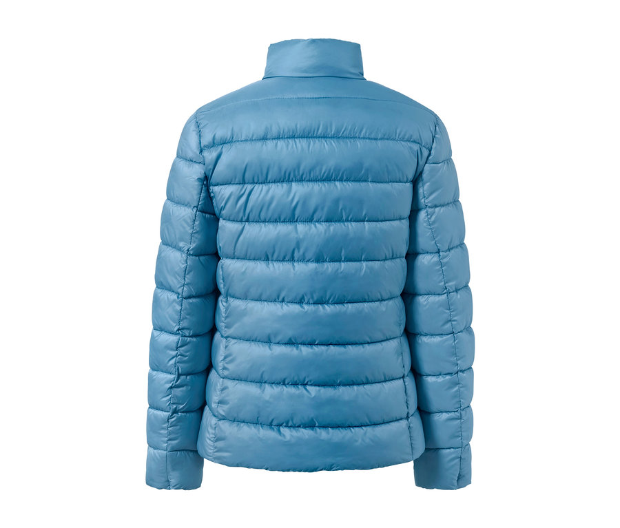 Détail du dos d'une veste matelassée.