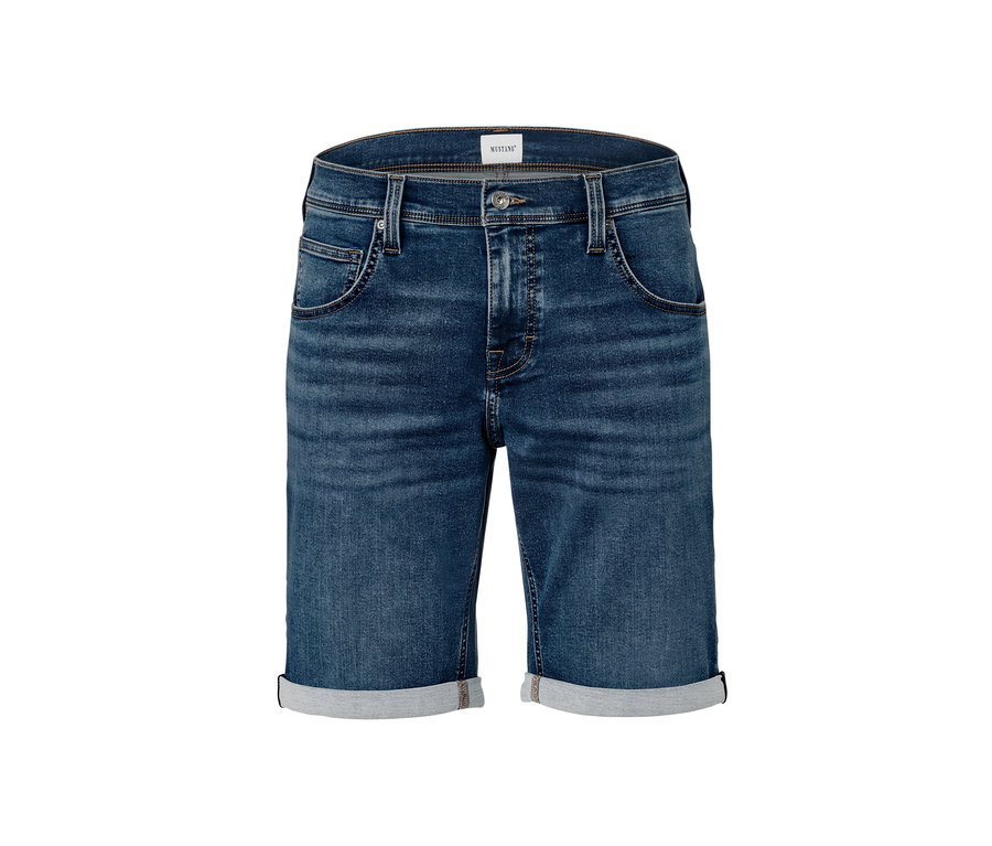 Short en jean bleu foncé « Mustang ».