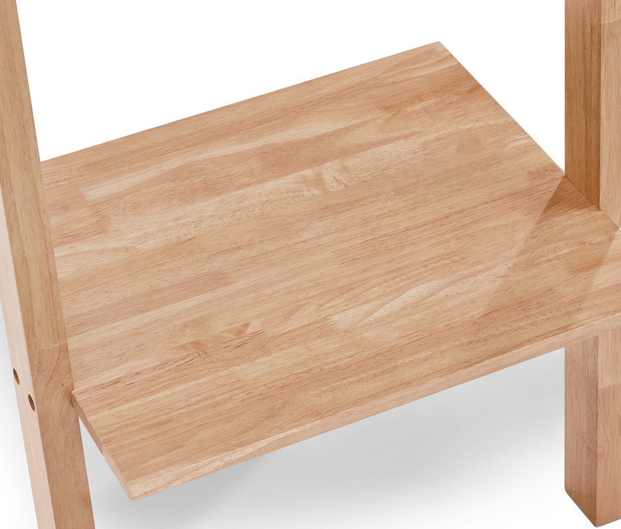 Gros plan d'une étagère échelle.