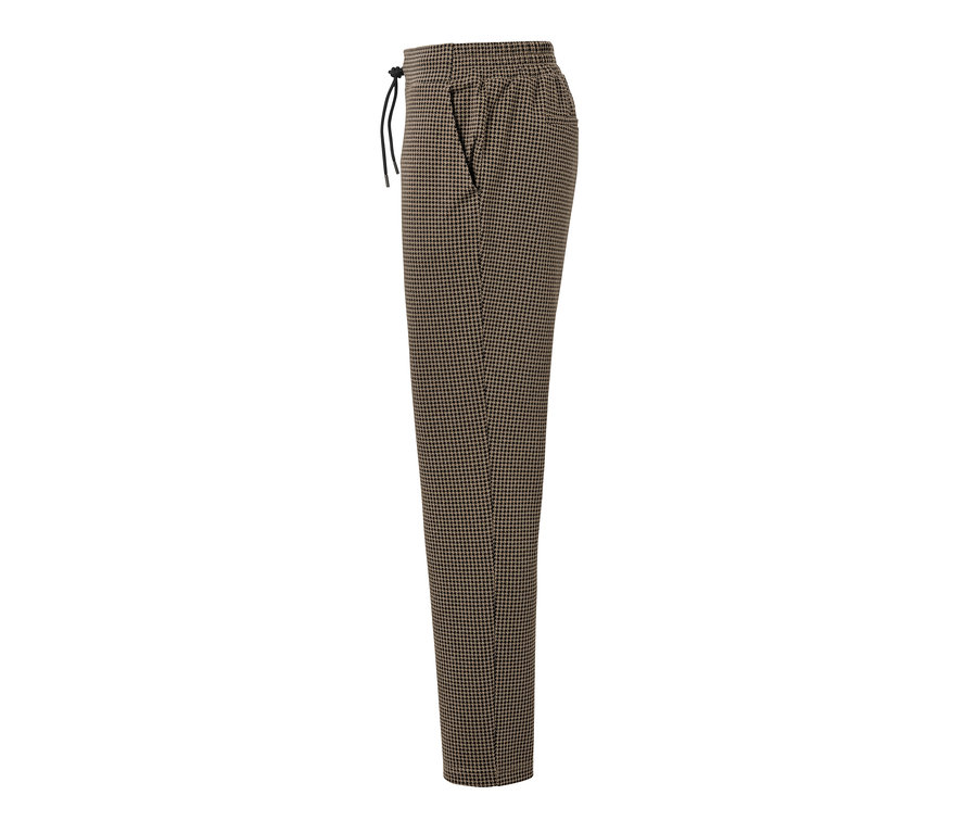Pantalon de jogging avec jacquard pied-de-poule.