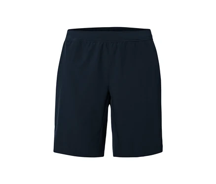 Short de sport bleu marine.