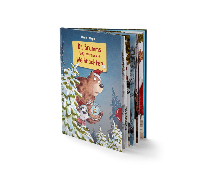 Livre illustré « Dr. Brumms total verrückte Weihnachten ».