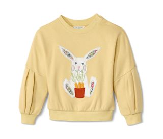 Jaune colza avec application de petit lapin