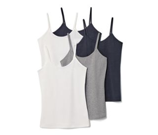 2x blanc, 2x noir, 1x gris chiné