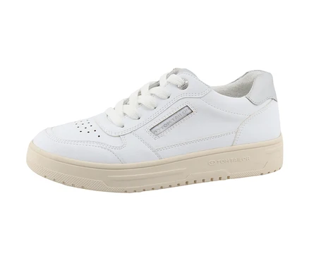 Sneaker Tom Tailor en PU blanc.