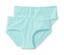 Deux culottes turquoise.