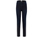 Jean taille haute bleu foncé.