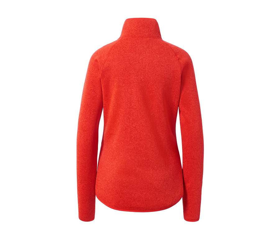 Vue arrière d'une veste en maille polaire.