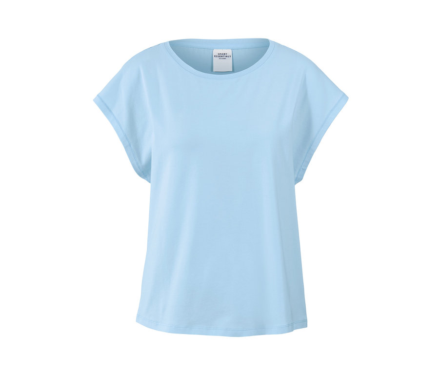 T-shirt de sport bleu clair.