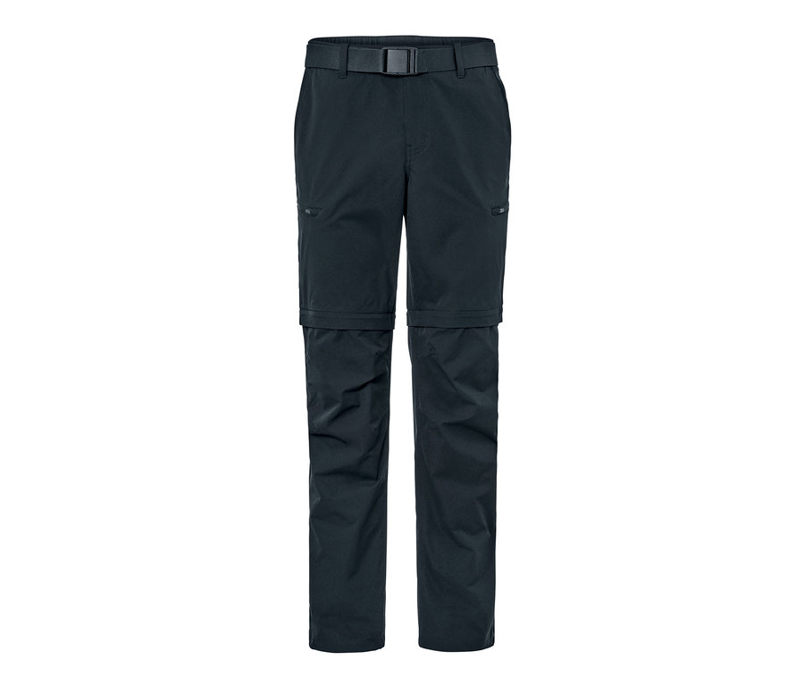 Pantalon fonctionnel 2 en 1 bleu marine avec ceinture.