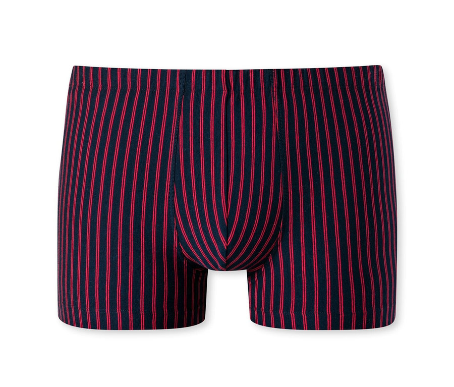 Short rayé rouge SCHIESSER en coton bio.