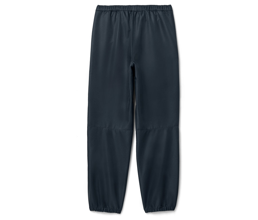 Un pantalon softshell marine pour enfants.