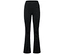 Leggings noirs évasés.