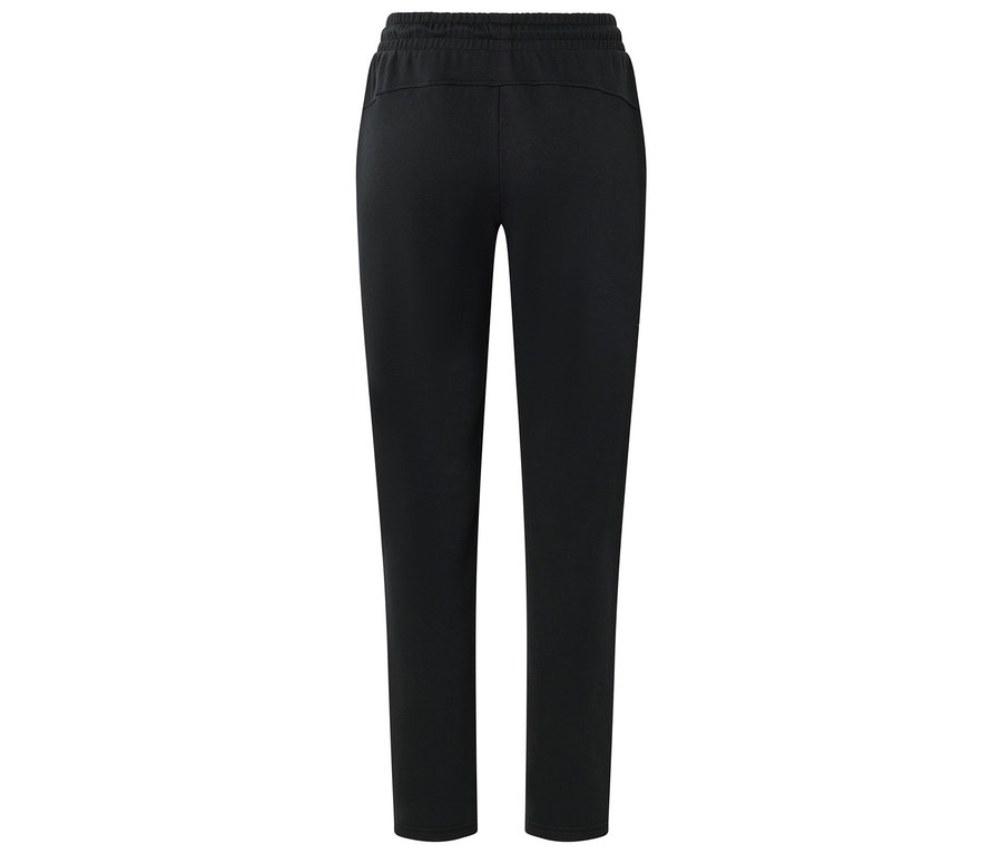 Vue arrière d'un pantalon de jogging noir.