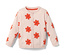Rose avec motif floral orange