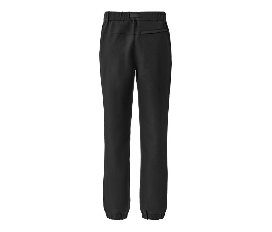 Pantalon thermique noir avec ceinture vue de dos.