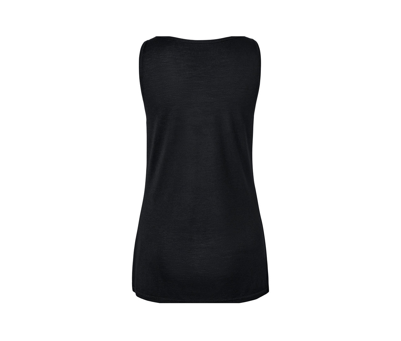 Vue détaillée d'un T-shirt de sport 2 en 1 marron.