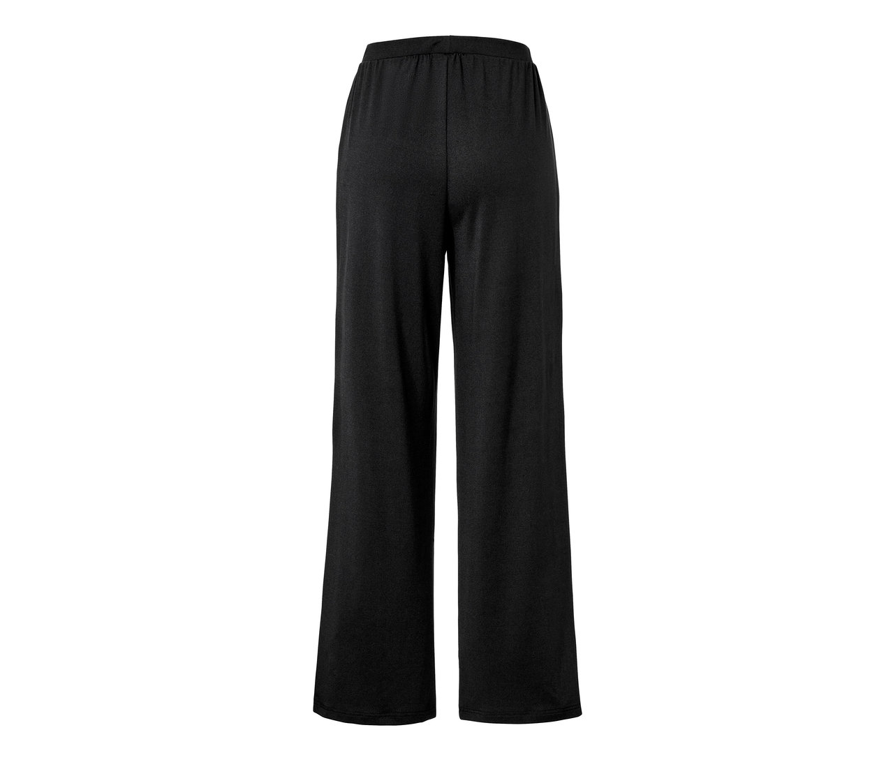 Pantalon de sport large noir vu de dos.