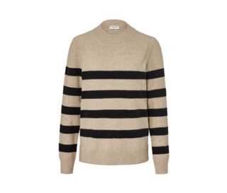 Pull en maille à rayures