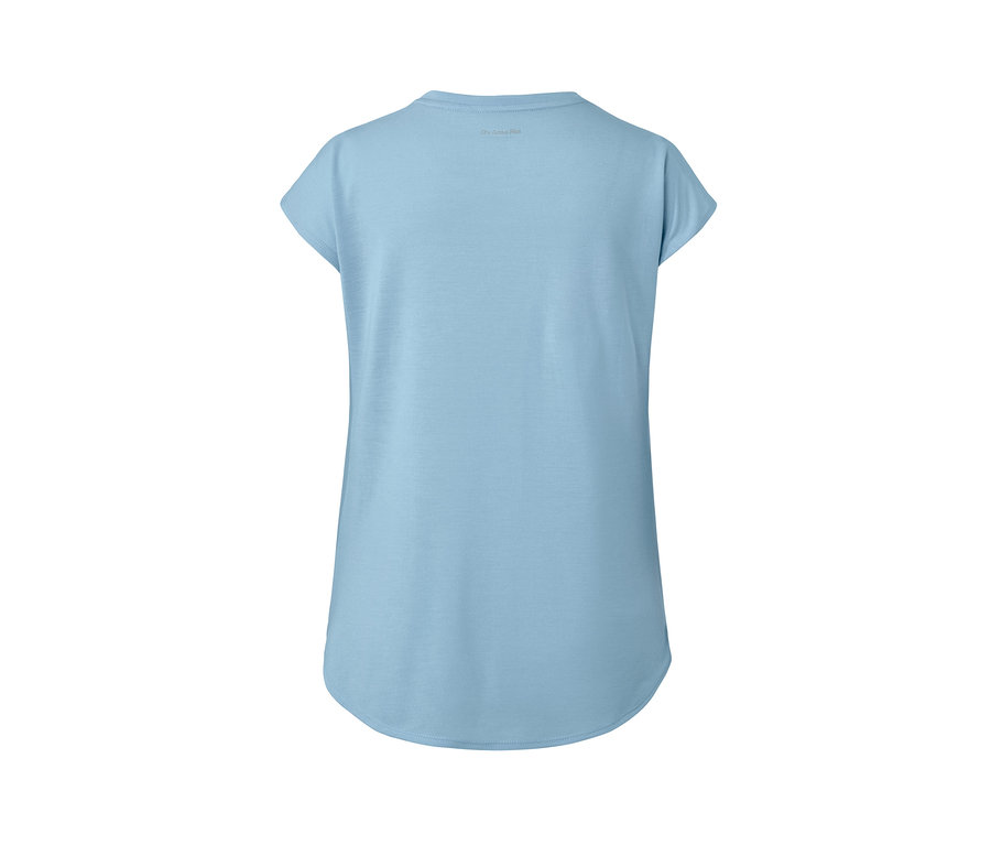 T-shirt de sport bleu clair.