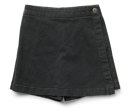 Jupe-pantalon pour enfant avec aspect jeans.